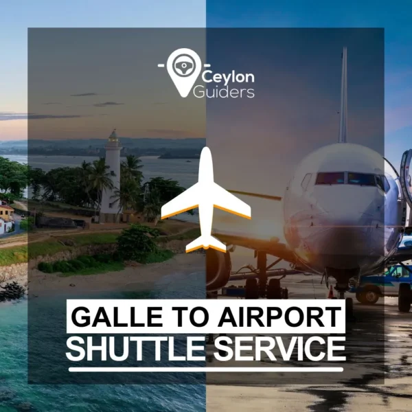 Airport shuttle taxi service galle ceylon guiders