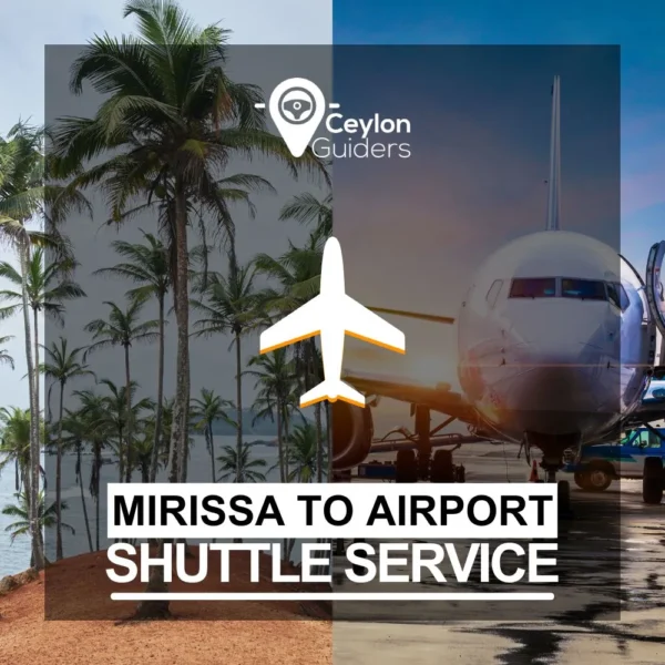 Airport shuttle taxi service Mirissa ceylon guiders
