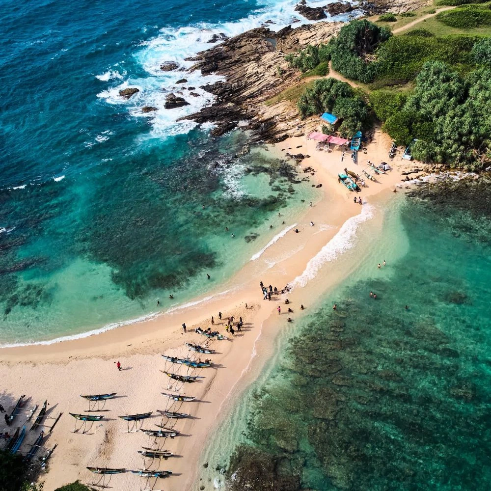 Sri Lanka Tangalle blue beach coastal down south - Ceylon guiders